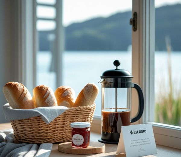 Frühstück am Fenster – Bildidee
